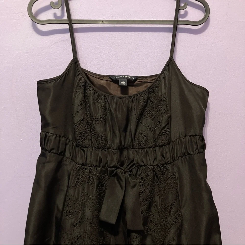 Banana Republic Black Lace Cami Dress - Picture 3 of 6